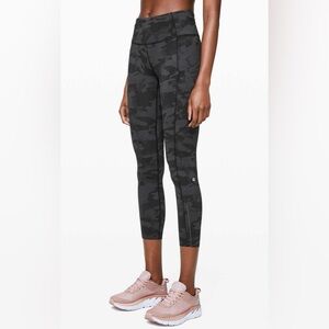 51. Lululemon Fast and Free Tight II 25" *Nulux
Incognito Camo Multi Grey